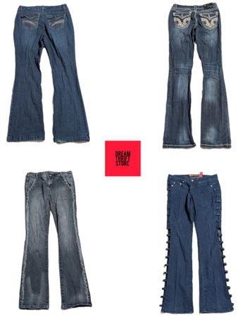 BACK POCKET DETAILING JEANS
