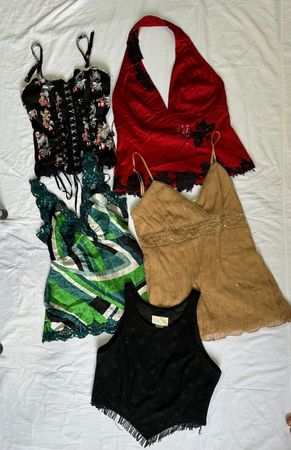 Y2K Camisole Tank Top Blouse B# 405