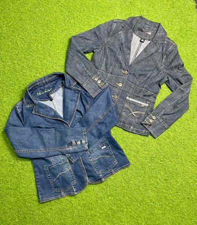 Blazer in denim Y2k per donne (brand) chadwick’s, SO, ecc. id74