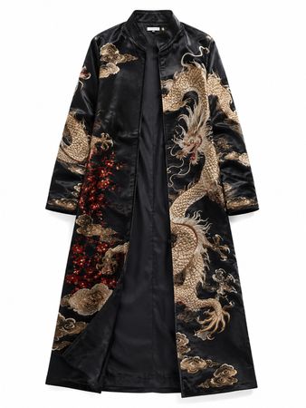Japaness dragon embroidered coat
