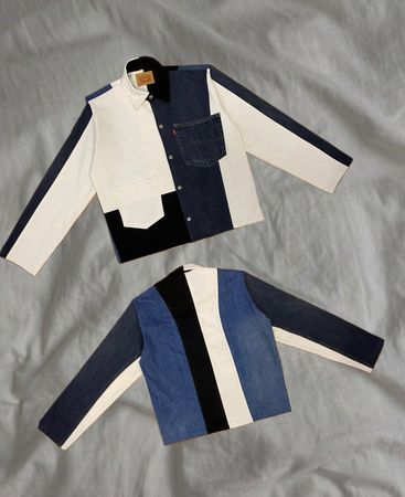 Upcycled Levi’s Denim Contrast Jackets