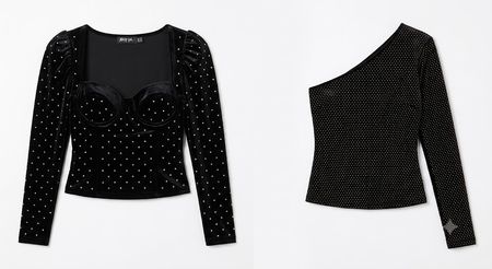 Y2K Vintage Style Velvet Tops