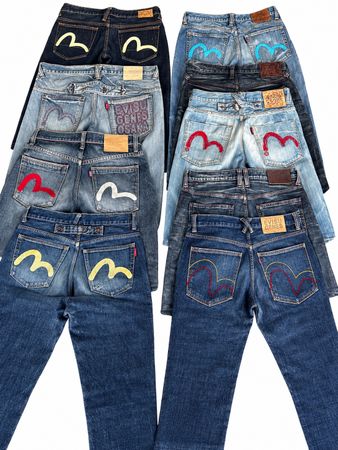 Evisu Jeans authentic available quantity 60 piece