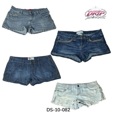 Shorts Mini de Jeans Estilo de Rua que Você Vai Adorar (DS-10-082)