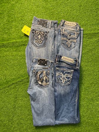 y2k femmes jeans miss mee rockrevival and true religion # 1