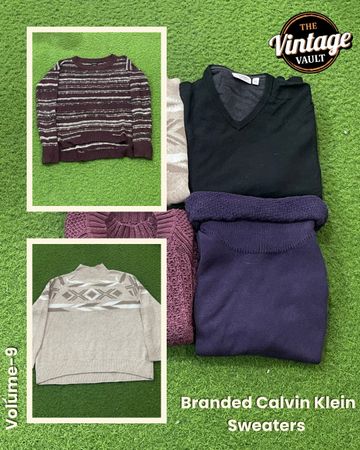 Branded Mix Sweaters of Calvin Klein, Volume : 9, 20 Pieces