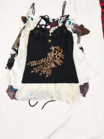 Women's  Cami Tops & Tunics Bundle (Assorted Embellished Styles)
