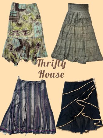 Y2K Flowy Skirt Collection(TH/654)