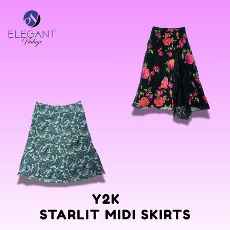 Y2K Starlit Midi Röcke - EV1525