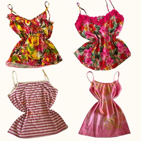 Y2K Fairycore Tropical Cami Tops - ST-060