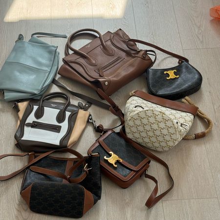 Celine Handbags Pre Loved Vintage 7pcs