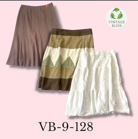 Y2K Vintage Cotton Skirt Wholesale Bundle (VB-9-128) 8 pieces