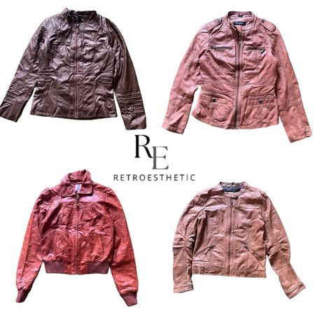 Y2K Unique Leather Jackets RE-3783