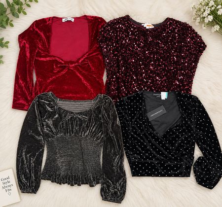 Velvet blouse