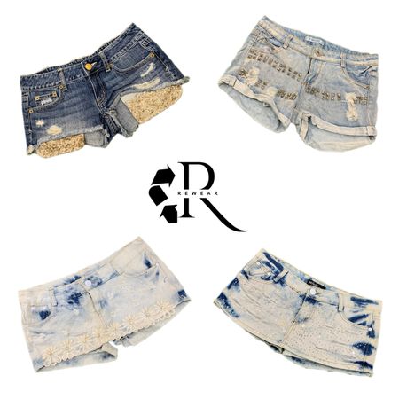 Y2K Era Cyber Girl Denim Shorts RW-2294