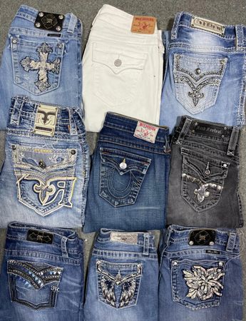 Miss Me x True Religion x Rock Revival Jeans | Premium Vintage Denim Collection