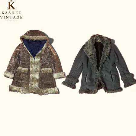 premium vintage afghan coat