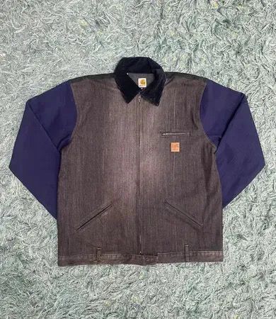 Upcycled Carhartt Denim & Canvas Detroit Jackets | Premium Reworked Bundle (Dc-09-82)