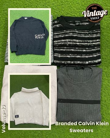 Branded Mix Sweaters of Calvin Klein, Volume : 10, 20 Pieces