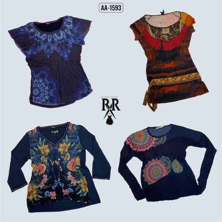 Y2k Dreamy Vibe Desigual Mix Tops (AA-1593)