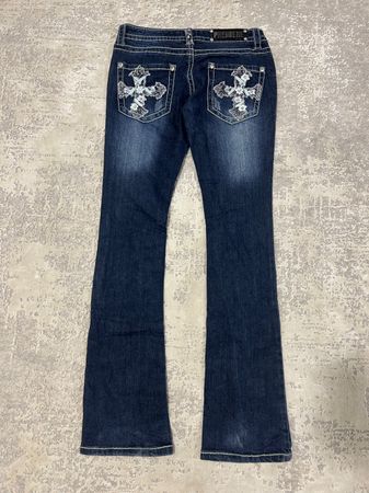 Y2K Stil Verzierte/Bestickte Jeans - [TS-0726]