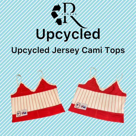 Upcycling Y2K Jersey Cami Tops