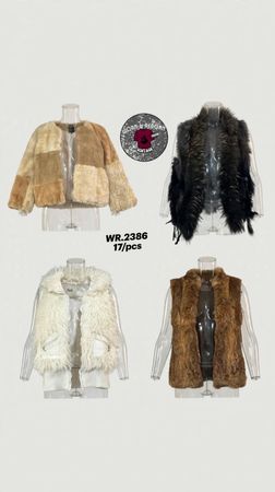 Y2k Vintage Faux Fur Mix Bundle WR-2386