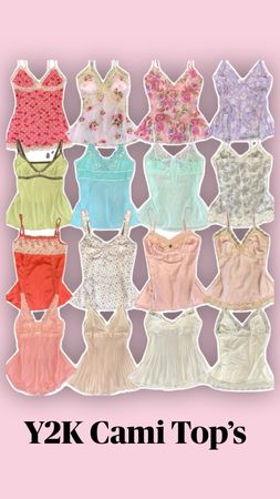 Y2K Cami Tops #061026