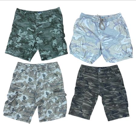 Short cargo camouflé 10 pcs À 1302