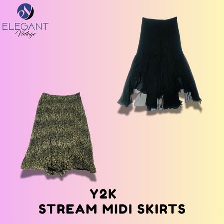 Y2K Stream Midi Röcke - EV1549