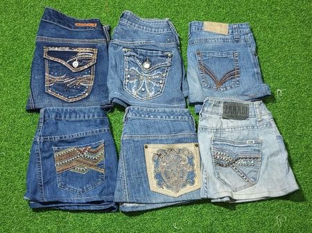 EXPRESS AND OTHER BRAND MINI MICRO SKIRT ( C 366)