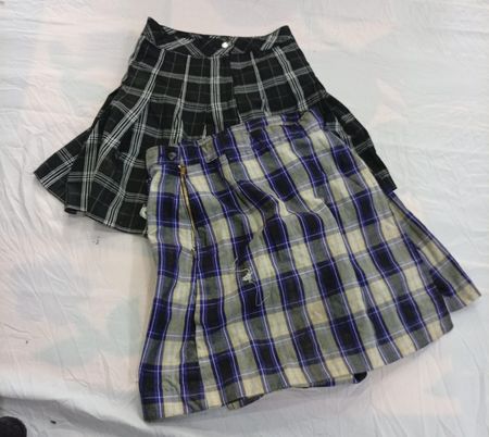 CR12335 Y2K Check Skirts
