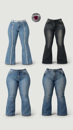 Y2k bootcut jean’s WR-2596