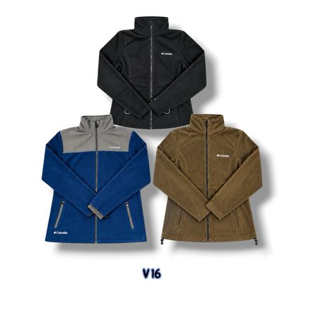 The North Face & Columbia fleece jacket