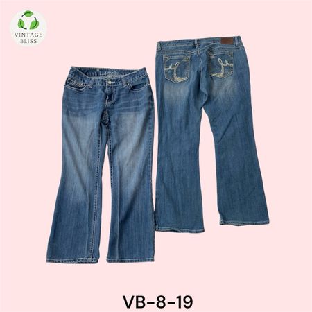 Y2K Modern Embroidered Jeans Wholesale Bundle – 16 Piece(VB-8-19)