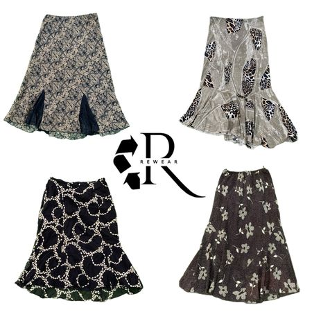 Y2K Brightney Era Girl Poly Maxi Skirt RW-2249