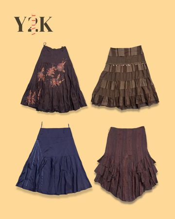Y2K Boho Skirt Bundle (Yv-773)