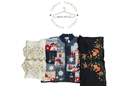 Vintage christmas sweaters core