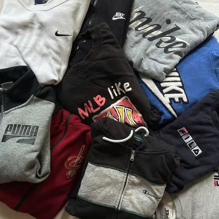 Mix branded sweatshirt Crew neck