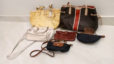 Authentic Coach & Longchamp Handbag Bundle /