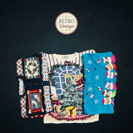 Christmas vintage & unique jumper style |E|