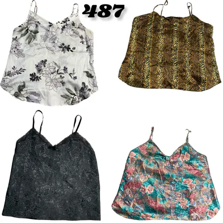 Printed Cami Tops (brands) Nine West & Dynamite etc #487.