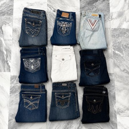 Y2K Embroidered Jeans