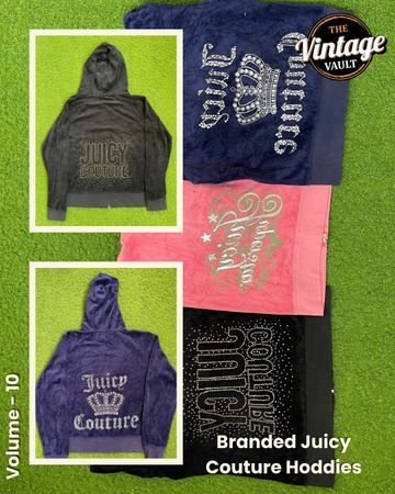 Branded Juicy Couture Hoodies, Volume : 10, 6 Pieces