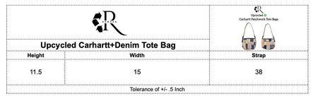 Upcycled Carhartt Patchwork Tote Bags
