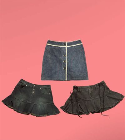 Y2K Denim Skirts - wc#158 (15/09)