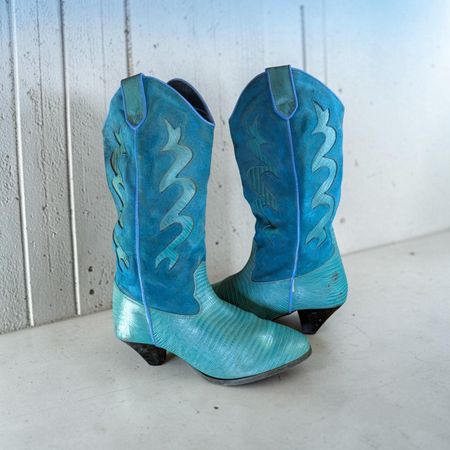 Op vintage 317 Branded cowboy boots