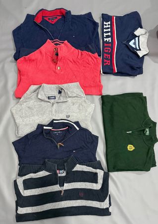 Pulls à col zip 1/4 de marques mélangées
