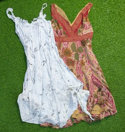 7416 - Y2K Stil Maxi-, Midi- und Mini-Kleid