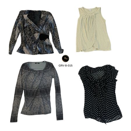 Women’s Premium Short Sleeve Blouse – Timeless Retro Style. (GRV-8-015)